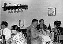 Chez Mme Leenders, Mme Leysen, Georges Aubor, Mme Peraldo - Noël 1959