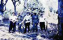 Une section du corps de volontaires d'Albertville (Paul Galland à l'extême gauche)